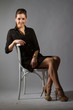 © zekabibr - Image of sexy woman sitting on chair