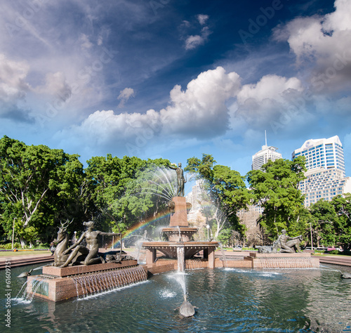Sydney Australia Hyde Park And Archibald Fountain Buy This