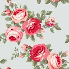 Wall Mural - Wallpaper with flowers