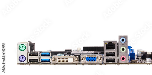 Valokuva Electronic collection - Connector of computer motherboard