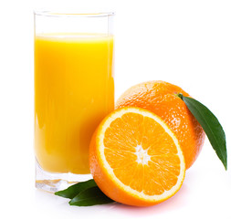 Poster - Fresh orange with juice