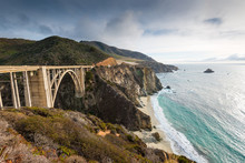 The Historic Bixby Bridge.  Pacific Coast Highway California