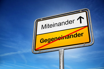 Sticker - Miteinander