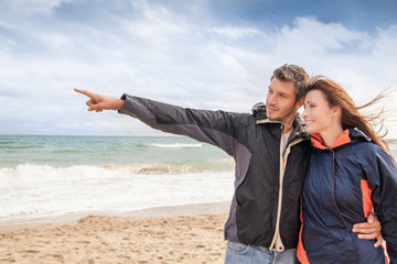 Wall Mural - couple happy