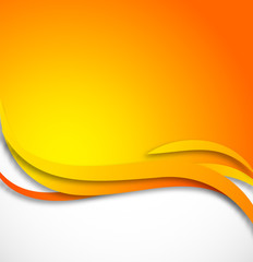 Aufkleber - Abstract orange background