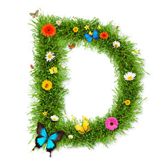 Wall Mural - Spring letter 