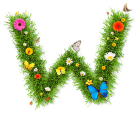 Wall Mural - Spring letter 