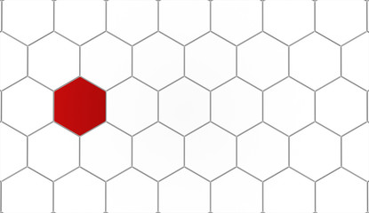 Hexagonal background concept