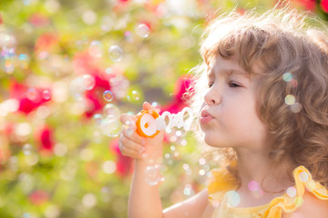 Wall Mural - Child in spring