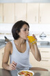 © Herjua - Attractive woman having breakfast