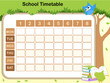 school timetable for preschool