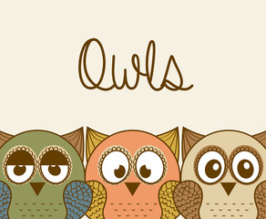 Sticker - owl design