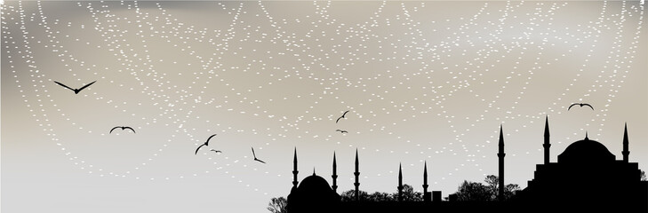 Fotoroleta architektura meczet orientalne turcja