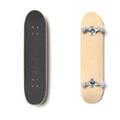 Skateboard deck isolated