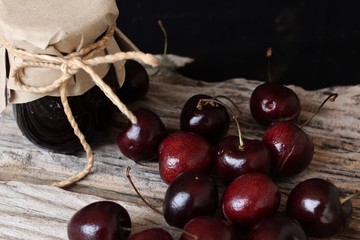 Wall Mural - Cherry jam