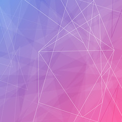 Wall Mural - Modern abstract crystal background template