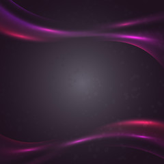 Wall Mural - Modern hi-tech background with bright liquid swooshes