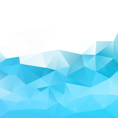 Wall Mural - abstract vector modern background with triangle object
