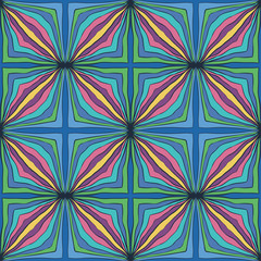 Poster - Seamless Abstract Hand Drawn Vector Pattern