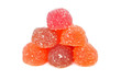 © Basthamp - marmalade in the form of beads on a white background