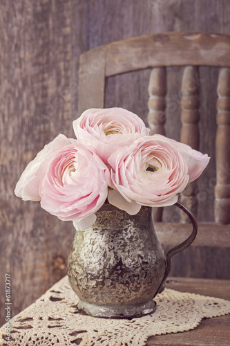 Naklejka dekoracyjna Ranunculus flowers