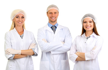 Sticker - Medical workers isolated on white