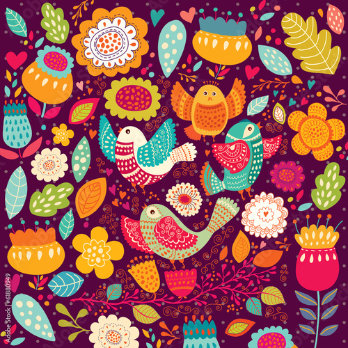 pattern-with-beautiful-birds-and-flowers