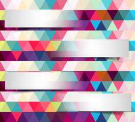 Wall Mural - mosaic colorful creative seamless pattern texture vector