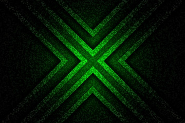 Abstract green x background