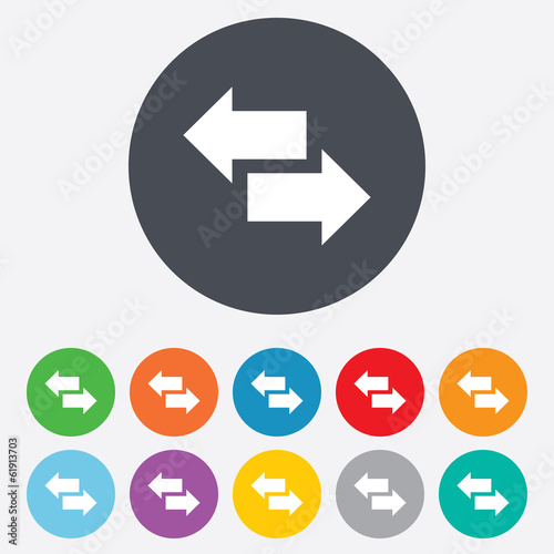 Fotografia, Obraz Incoming, outgoing calls sign. Upload. Download.
