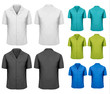 © ecco - Set of white and black and colorful work clothes. Vector