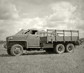 Wall Mural - Old army truck