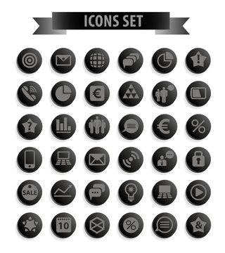 Set of web icons