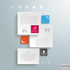 Wall Mural - rectangles e-commerce template 2 options additional