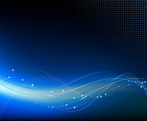 Poster - Blue fantastic background