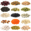 Selection of various legumes