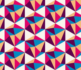 Color geometric pattern