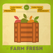 Poster For Organic Farm Food
