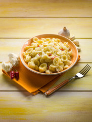 Canvas Print - orecchiette with cauliflower