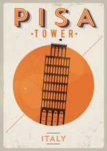 Pisa Tower Poster