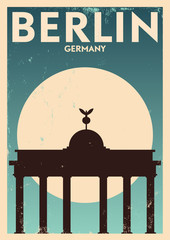 Canvas Print - Berlin Poster