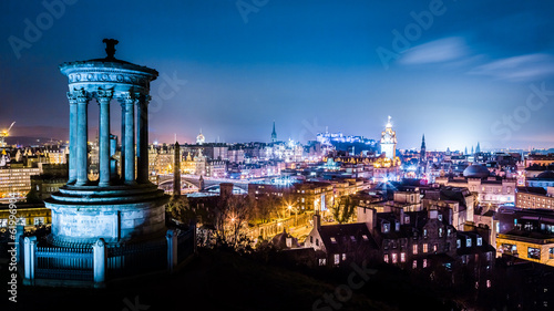 Night view from Calton Hill...