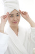 © TAGSTOCK2 - woman wearing bathrobe