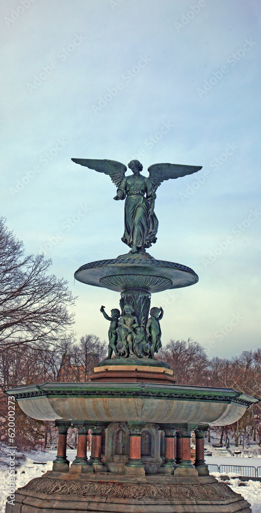Bethesda Fountain In Central Park Wall Mural Wallpaper Murals Mirza77