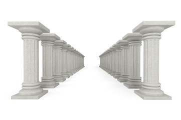 Aufkleber - Classic Ancient Columns in row