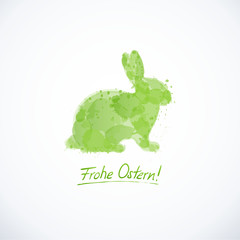 Sticker - Kleckshase - Frohe Ostern