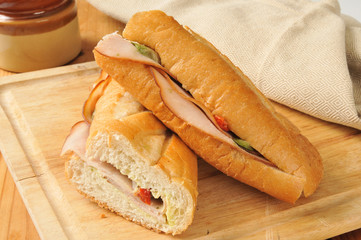 Poster - Turkey avocado sandwich