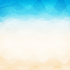 Fototapete - Abstract colorful wave background