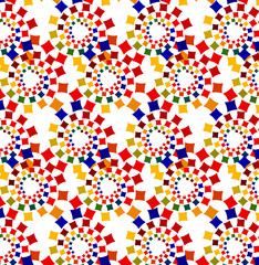 Wall Mural - beautiful seamless geometric creative pattern colorful repeating