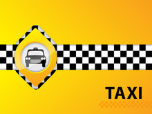 Abstract Taxi Background Design